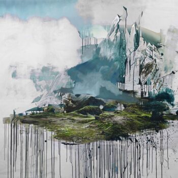 vindur | 2018 | oil/aluminum | 150 x 200 x 5cm