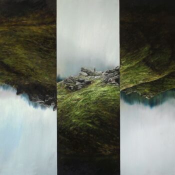 Aufstieg | 2014 | oil/mdf | 84 x 148cm