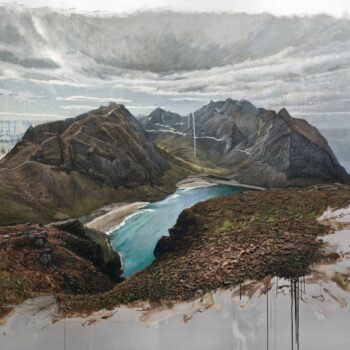 Broen | 2024 | oil/aluminum | 180 x 250 x 5cm