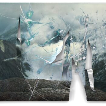 Bromo | 2023 | oil/aluminum | 100 x 150 x 5cm