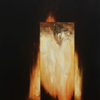 Das Feuer | 2013 | oil/mdf | 160 x 103 x 5cm