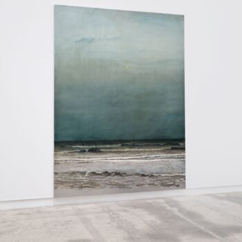 Das Meer(11) | 2020 | oil/aluminum | 200 x 150 x 5cm | side view(2)