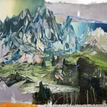 Der Rausch | 2021 | oil/aluminum | 150 x 200 x 5cm