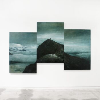 Erhebung | 2017 | oil/aluminum | 250 x 300 x 5cm