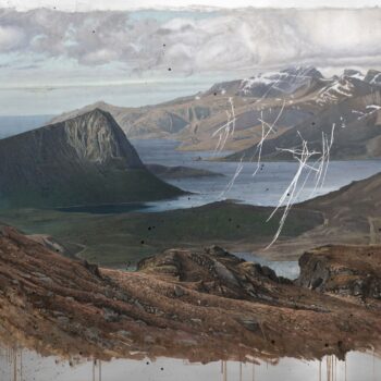 Fjorder | 2023 | oil/aluminum | 180 x 250 x 5cm