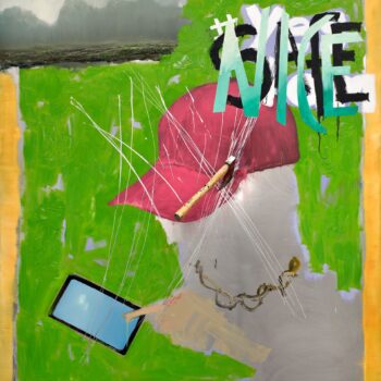 GENERATION NICE | 2022 | oil/aluminum | 170 x 150 x 5cm