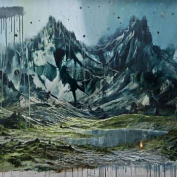 Hall | 2021 | oil/aluminum | 100 x 160 x 5cm