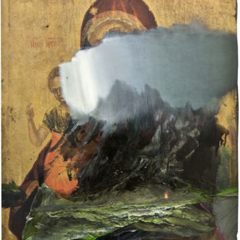 Ikone | 2022 | oil/wood | 46 x 36cm