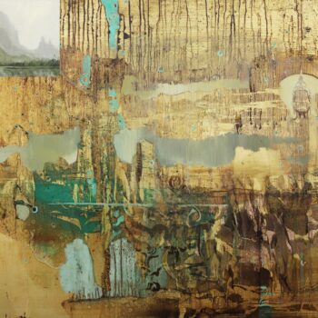 Laos | 2017 | oil/brass | 100 x 140 x 5cm