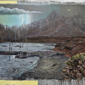 Roques | 2020 | oil/aluminum | 50 x 200x 5cm