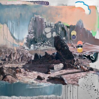 Sakhra | 2020 | oil/aluminum | 150 x 200 x 5cm