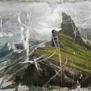 Seceda | 2021 | oil/aluminum | 120 x 150 x 5cm