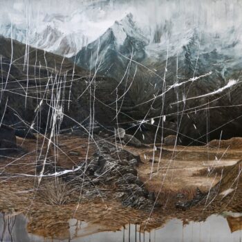 Himālaya | 2021 | oil/aluminum | 150 x 200 x 5cm