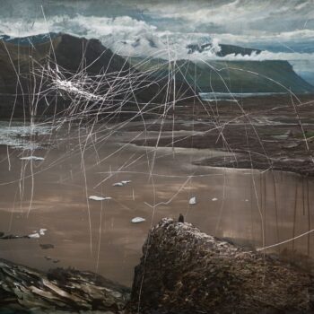 Sjónarnípa | 2019 | oil/aluminum | 100 x 150 x 5cm